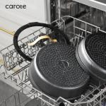 CAROTE 20-Piece Nonstick Cookware Set, Black