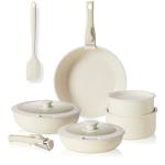 Sweetcrispy 12-Piece Nonstick Cookware Set
