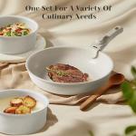 Sweetcrispy 12-Piece Nonstick Cookware Set
