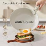 Sweetcrispy 12-Piece Nonstick Cookware Set