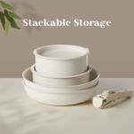 Sweetcrispy 12-Piece Nonstick Cookware Set