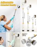 Qimedo Q2 Pro Electric Spin Scrubber with 8 Brushes