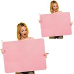 Extra Large Dish Drying Mats - 2 Pack, Pink