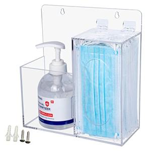 Acrylic Mask Dispenser and Hand Sanitizer Station