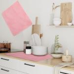 Extra Large Dish Drying Mats - 2 Pack, Pink