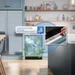 Classic Retro Ocean Mist Quiet Dishwasher, 14 Settings