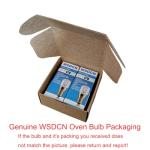 WSDCN E14 T25 Oven Light Bulb, 2 Pack