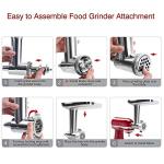 GVODE Meat Grinder Attachment for KitchenAid Mixer