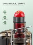 QCen 500W Centrifugal Juicer with Wide Mouth Chute