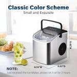 HealSmart Countertop Ice Maker - 9 Cubes in 6 Minutes