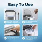 HealSmart Countertop Ice Maker - 9 Cubes in 6 Minutes