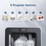 Gudsunal Portable Mini Dishwasher with 7L Tank