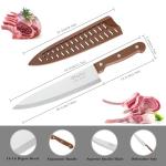 OLULU 8-Inch German Chef Knife with Sheath