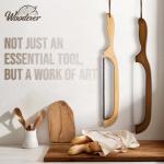 2-Pack Wooden Bread Knife Set for Sourdough