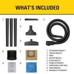 Stanley 6-Gallon Stainless Steel Wet/Dry Vacuum