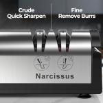Electric Knife Sharpener with Scissors Sharpener