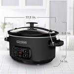 BLACK+DECKER 7-Quart Slow Cooker with Locking Lid