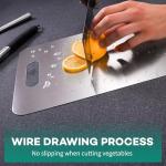 Stainless Steel 3-Piece Cutting Board Set
