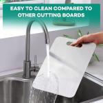 Stainless Steel 3-Piece Cutting Board Set