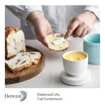 DOWAN Ceramic Butter Dish with Lid, Blue