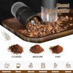 EZLucky Portable Manual Coffee Grinder with Adjustable Settings