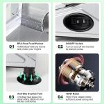 OSTBA Electric Meat Slicer with Adjustable Thickness