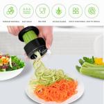 GLADICER 3-in-1 Handheld Spiralizer for Veggies