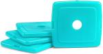 Fit & Fresh Slim Ice Packs - 4 Pack Green