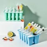 Silicone Popsicle Molds - 10 Reusable Cavities