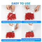 Gikxki Handheld Vacuum Sealer with 30 Reusable Bags