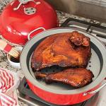 Nordic Ware 7x13 Inch Red Kettle Smoker