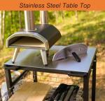 NUUK 24" Stainless Steel Outdoor Pizza Oven Table