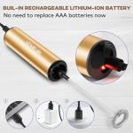 Electric Handheld Milk Frother with Travel Case