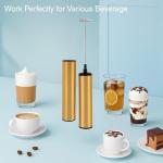 Electric Handheld Milk Frother with Travel Case