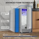 Under Counter Ice Maker - 120 LBS/Day, Auto-Clean