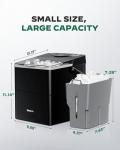 Silonn Quick Ice Maker with Self-Cleaning Feature