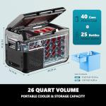 12V Portable Refrigerator Freezer for Camping & Travel