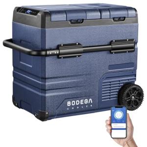 BODEGA 12V Portable Car Refrigerator with APP Control
