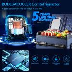 BODEGA 12V Portable Car Refrigerator with APP Control