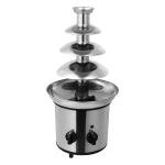 4-Tier Stainless Steel Chocolate Fountain Machine