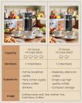 BAYKA 34 Ounce French Press Coffee Maker