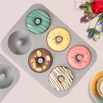 Aichoof Non-Stick Silicone Donut Molds - Set of 2