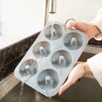 Aichoof Non-Stick Silicone Donut Molds - Set of 2