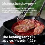 1700W Portable Induction Cooktop with Timer and Safety Lock