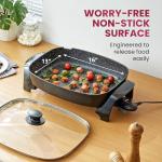 Elite Gourmet Extra Deep Non-Stick Electric Skillet