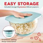 DASH SmartStore Deluxe Electric Popcorn Maker – Aqua