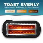 Elite Gourmet Long Slot 4-Slice Toaster