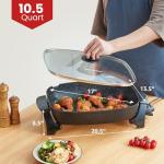 Elite Gourmet Extra Deep Non-Stick Electric Skillet