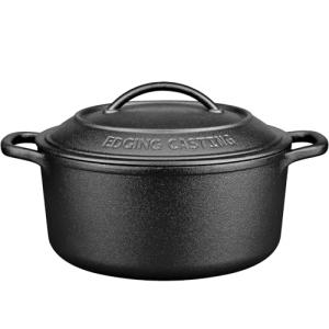 Pre-Seasoned 5 Quart Cast Iron Dutch Oven