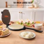 VEVOR 10-Inch Cast Iron Tortilla Press with Paper